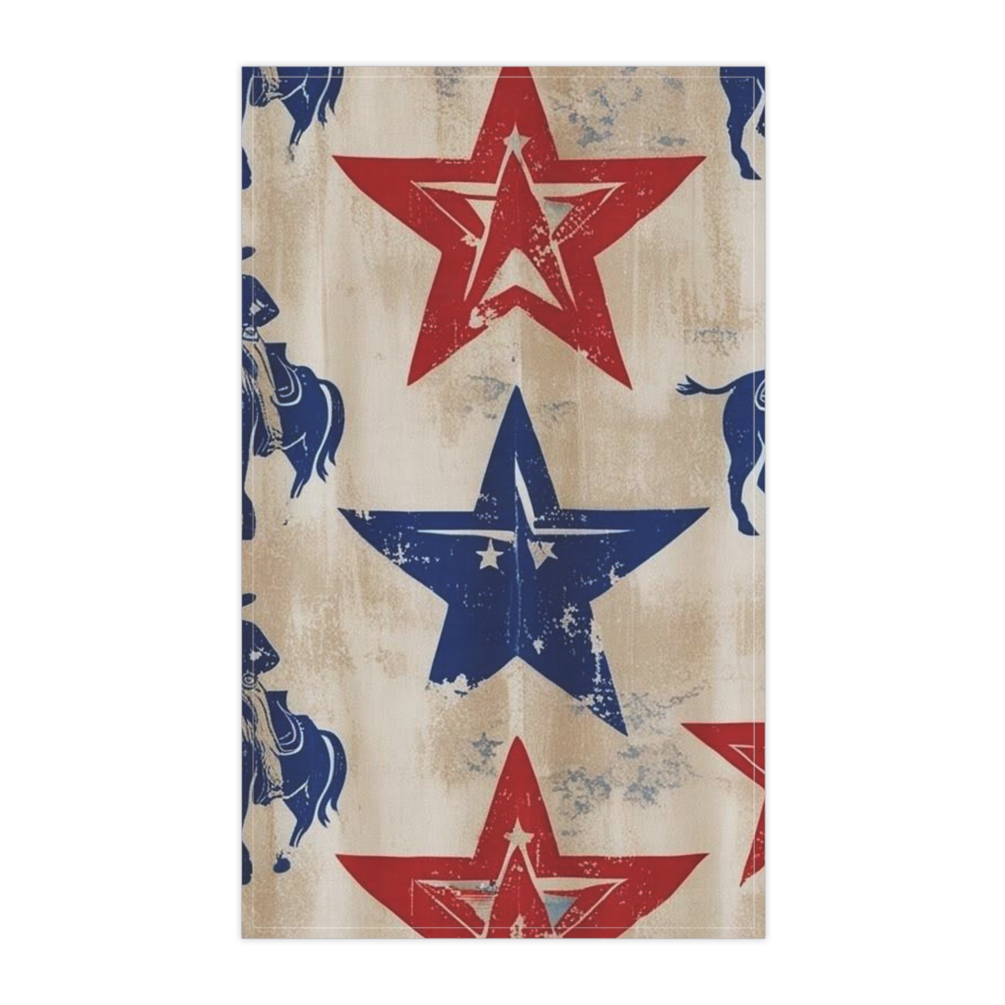 Rustic Cowboy Star Tea Towels - Vintage Western Decor, Farmhouse Kitchen Linens, Gift for Cowboy Lovers, Americana Style, Country Kitchen - Image 2