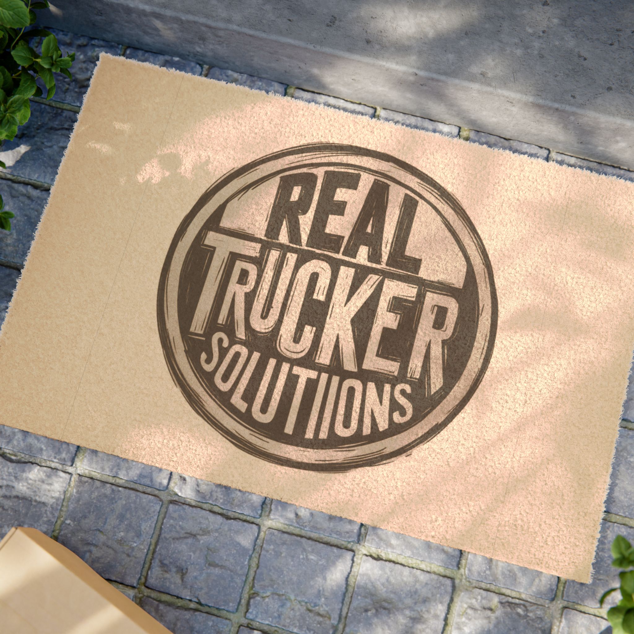 Trucker Doormat, Rustic Door Mat for Truck Lovers, Funny Welcome Mat, Housewarming Gift, Outdoor Decor, Home Entrance Rug - Image 4