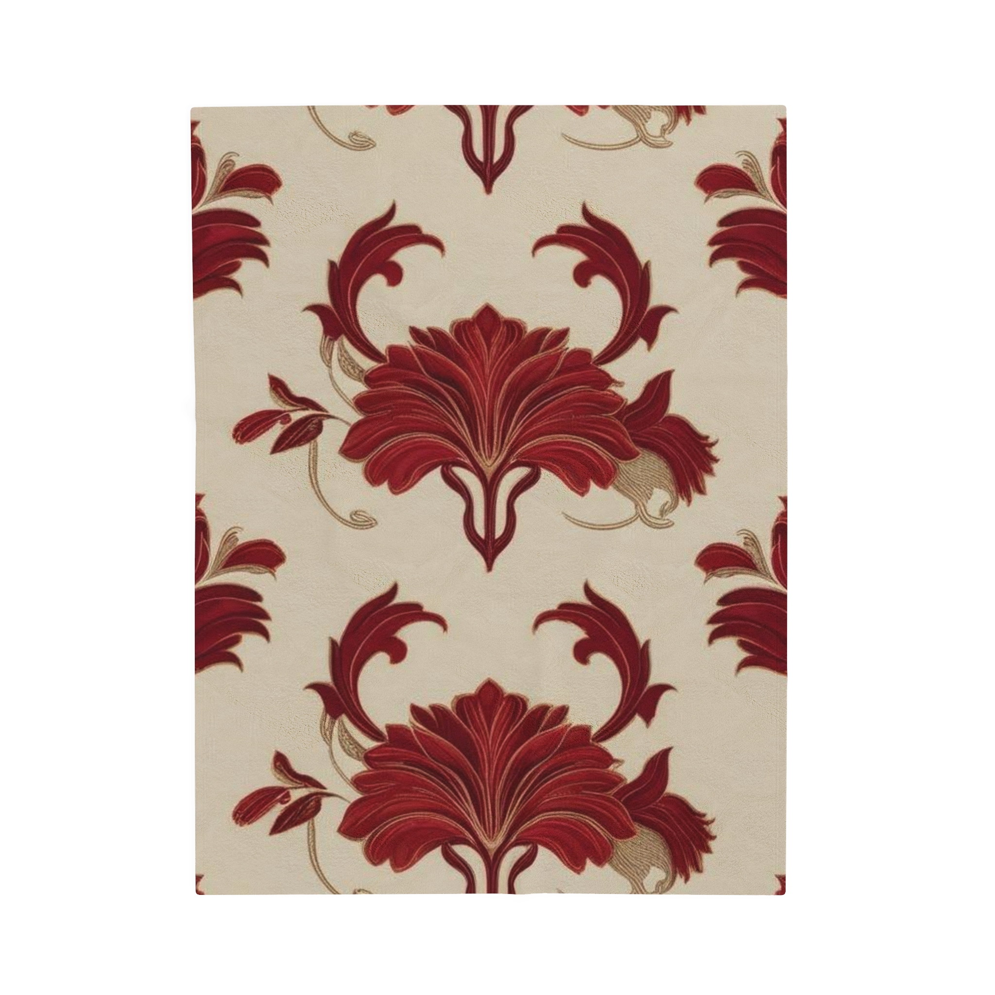 Elegant Floral Velveteen Plush Blanket, Cozy Home Decor, Perfect for Gifting, Wedding, Holidays, and Cozy Nights