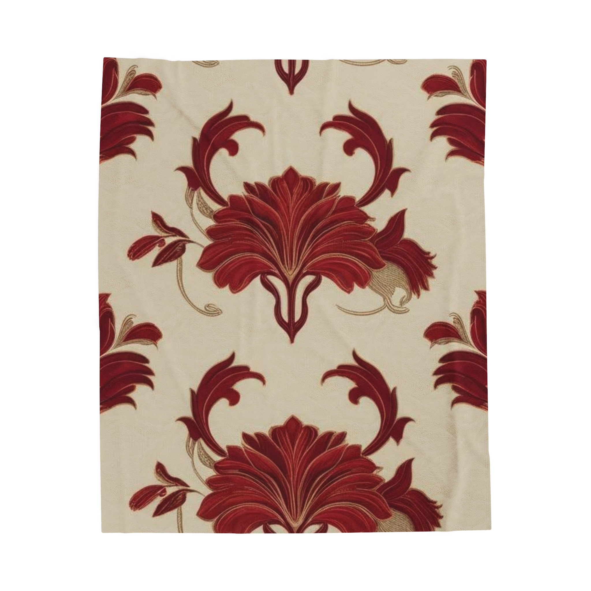 Elegant Floral Velveteen Plush Blanket, Cozy Home Decor, Perfect for Gifting, Wedding, Holidays, and Cozy Nights - Image 5